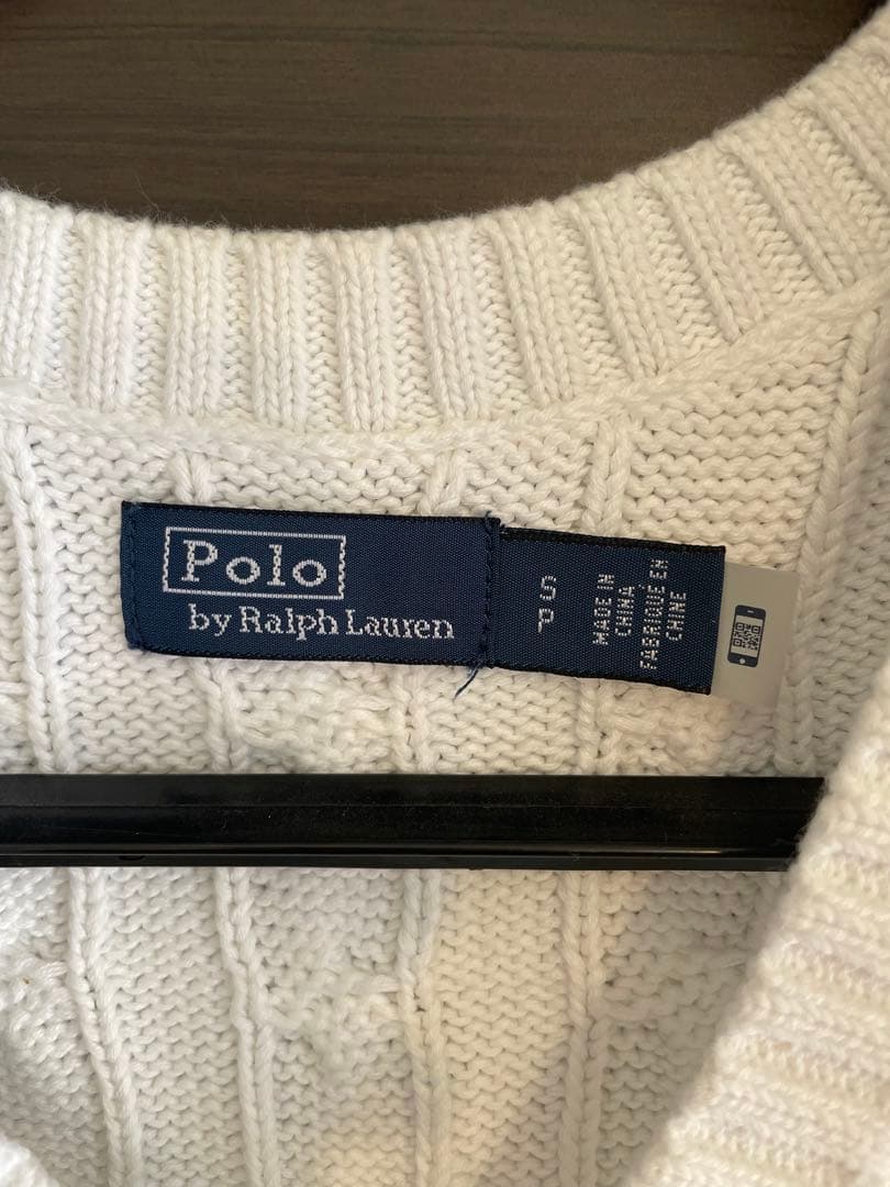 Polo by Ralph Lauren ケーブルニットベスト Sサイズ