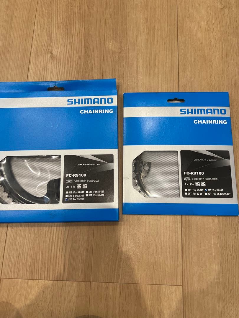 FC-R9100 デュラエース チェーンリング　53-39 11s