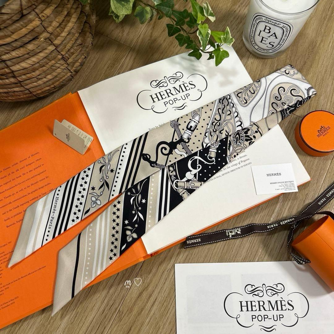 HERMES　エルメス　ツイリー　アマゾンの祭典バンダナ　25SSシルクスカーフ