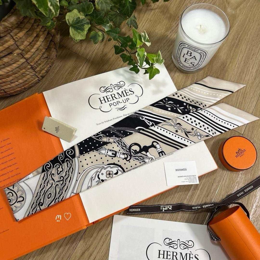 HERMES　エルメス　ツイリー　アマゾンの祭典バンダナ　25SSシルクスカーフ