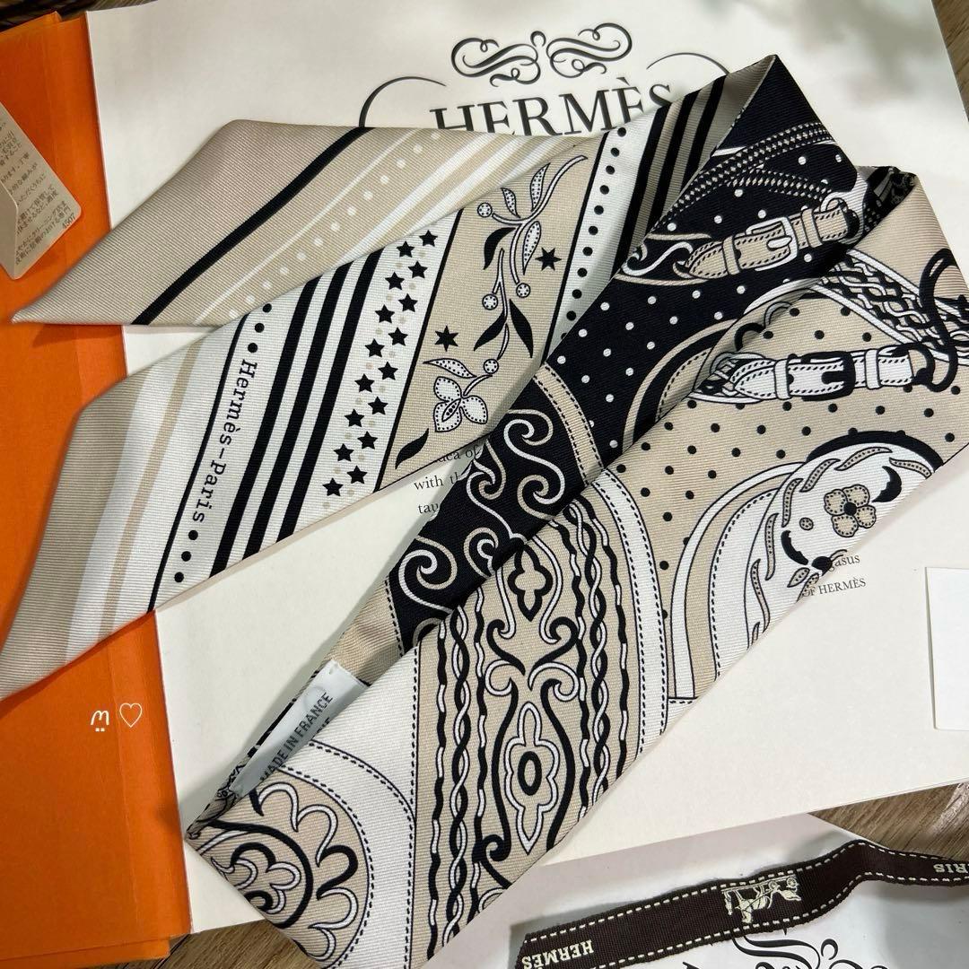 HERMES　エルメス　ツイリー　アマゾンの祭典バンダナ　25SSシルクスカーフ