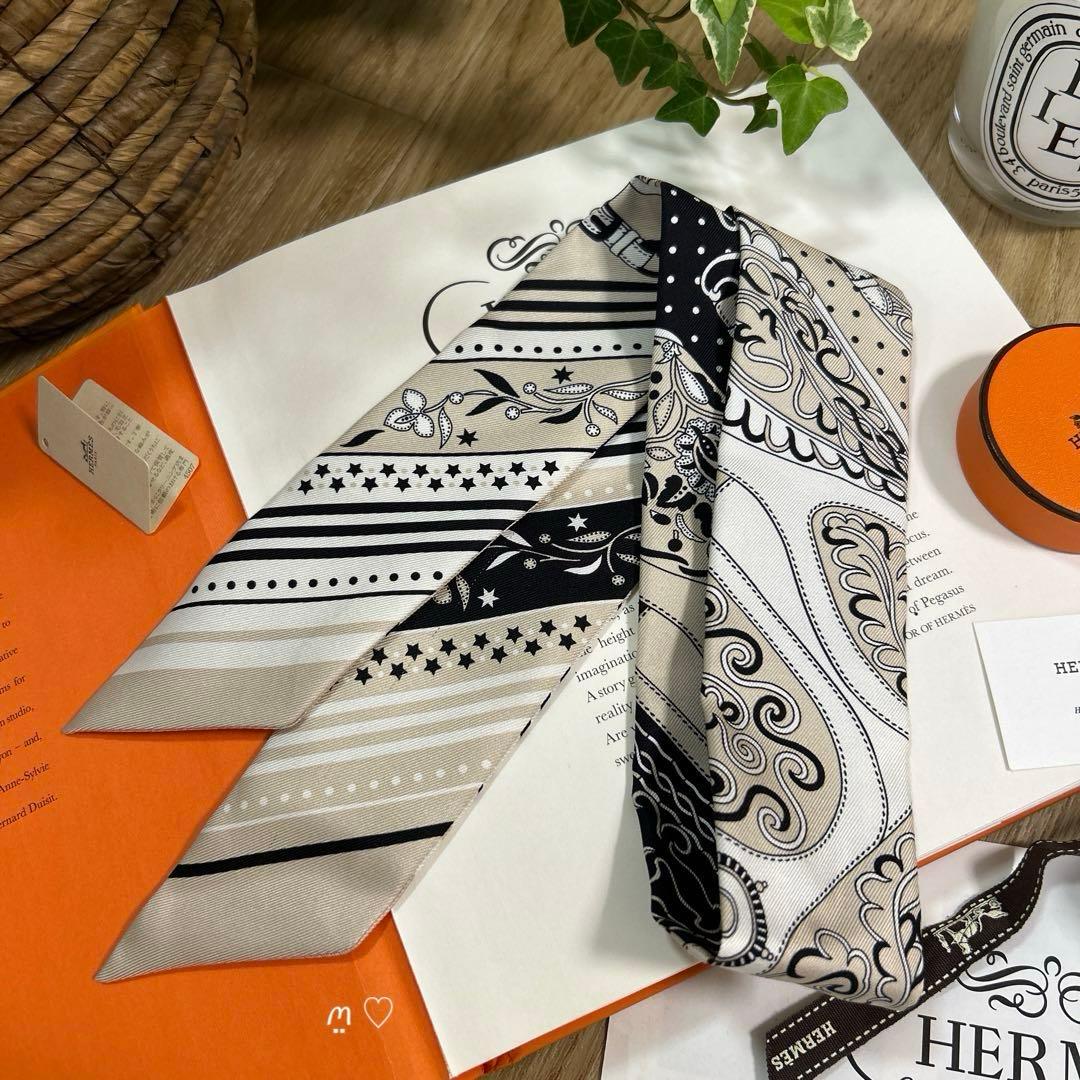 HERMES　エルメス　ツイリー　アマゾンの祭典バンダナ　25SSシルクスカーフ