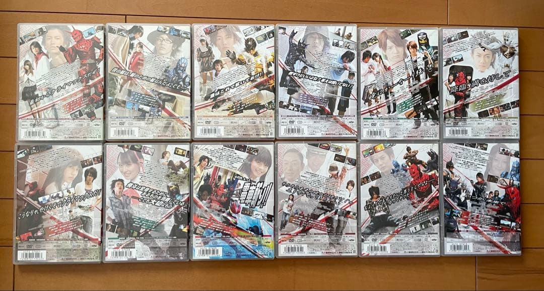 仮面ライダー電王 TVシリーズ DVD 全12巻 収納BOX付き
