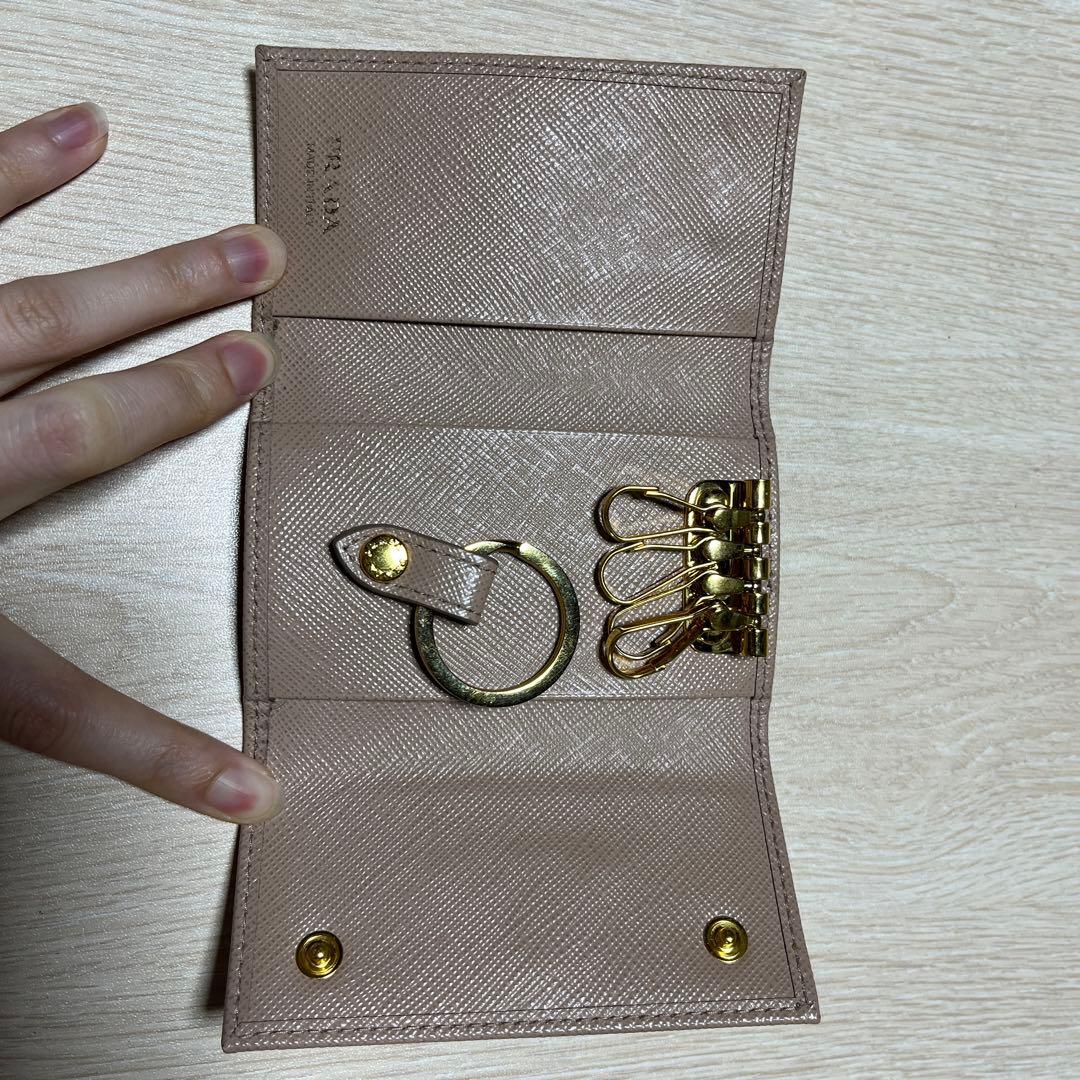 たぁたぁ PRADA プラダ キーケース ピンク