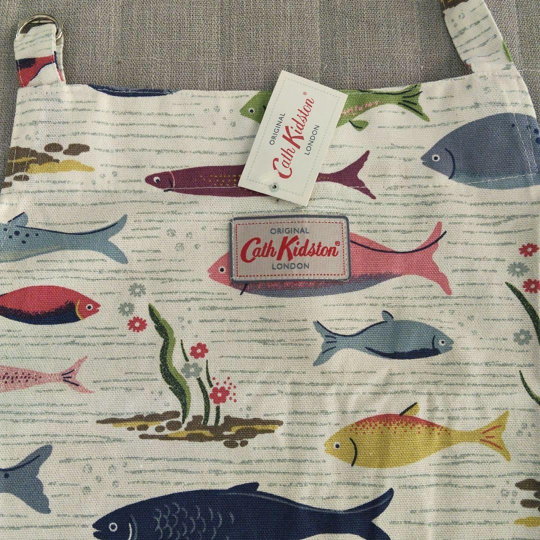 新品★タグ付き★ Cath Kidston エプロン 魚柄 レア柄