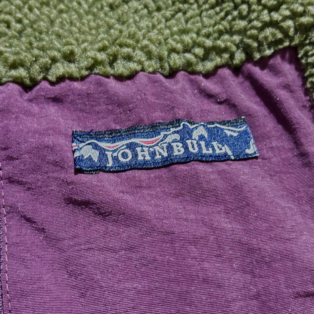 ジャケット・アウター JOHNBULL Boa Fleece Vest Olive Purple L