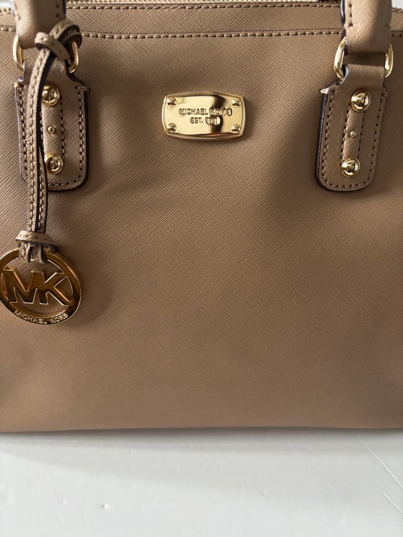 ☆極美品‼️特価‼️Michael Kors ベージュ ハンドバッグ