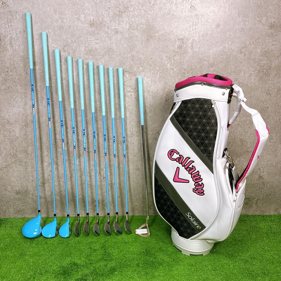 Callaway キャロウェイ ソレイル バッグ付 レディースゴルフ 10本