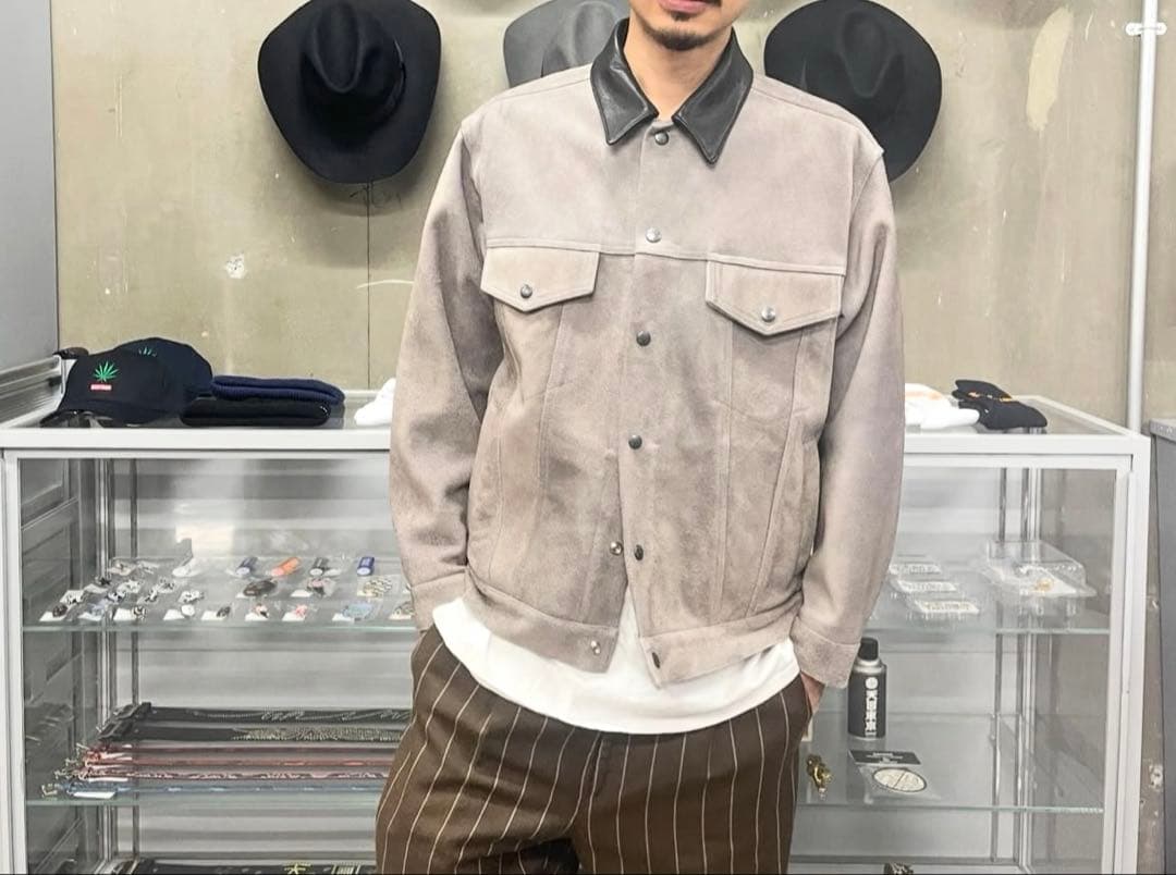 美品　WACKO MARIA スエードジャケット　Mサイズ
