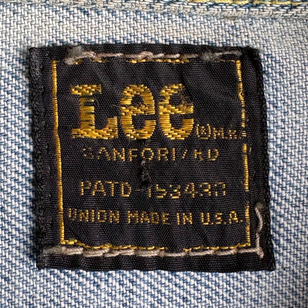 【✨USA製】Lee 220J デニムジャケット ワッペン Gジャン