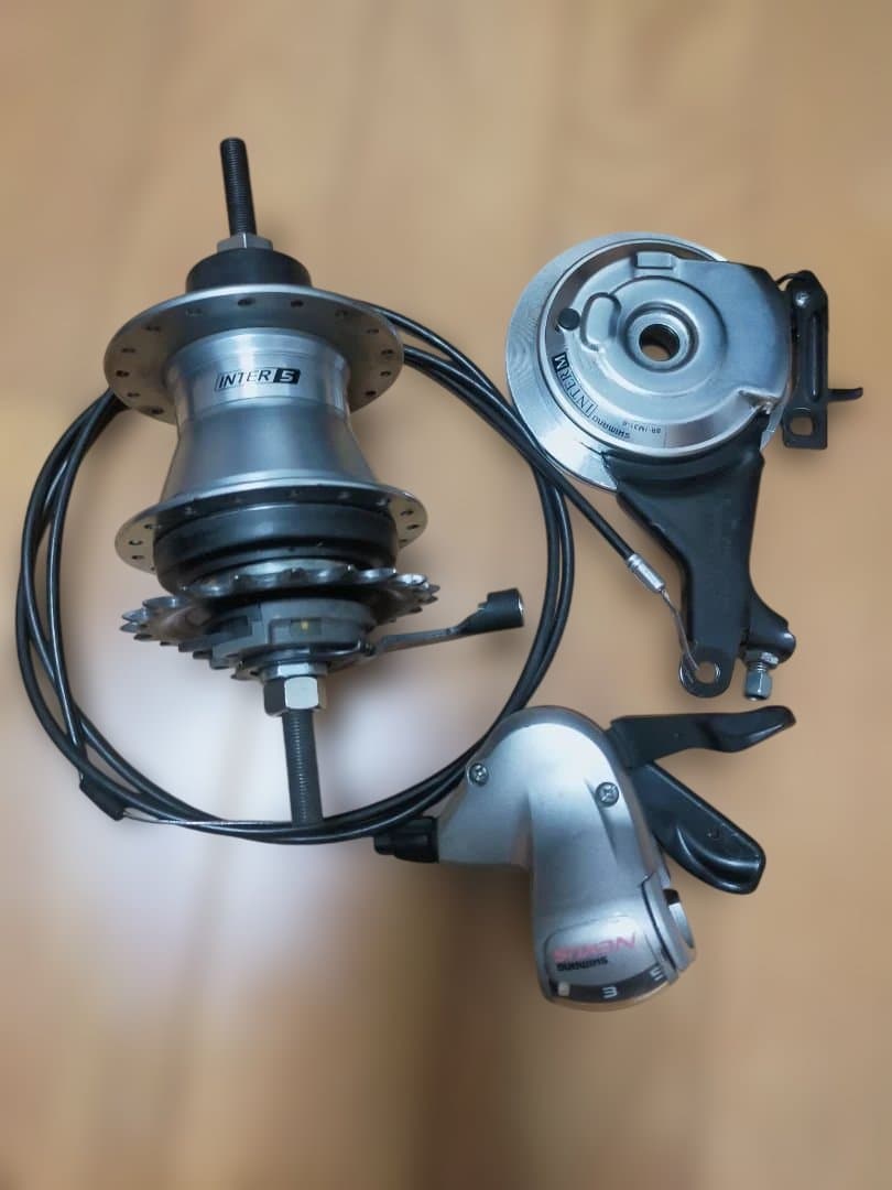 SHIMANO Nexus 内装5段ハブ、シフター、ローラーブレーキ 最終値下