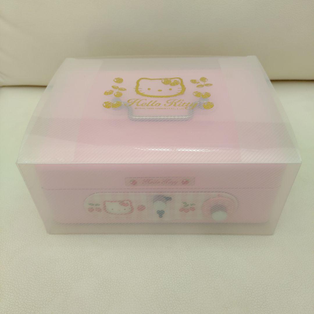 ハローキティ　レトロ手提げ金庫　ピンク
