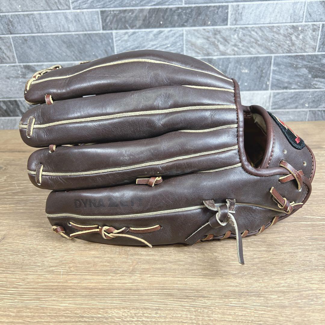 【希少】ZETT　ゼット　グローブ　旧ロゴ　外野手用　右投げ　ダークブラウン