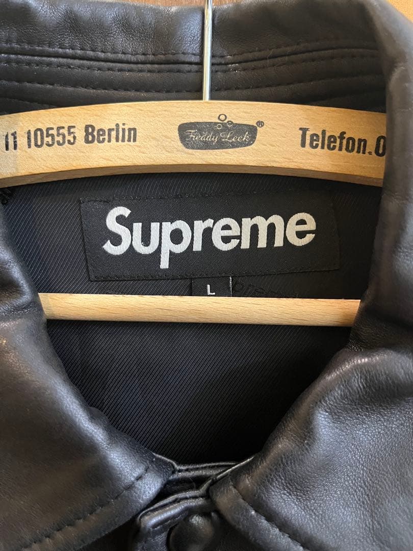 Supreme leather trucker jacket Lサイズ