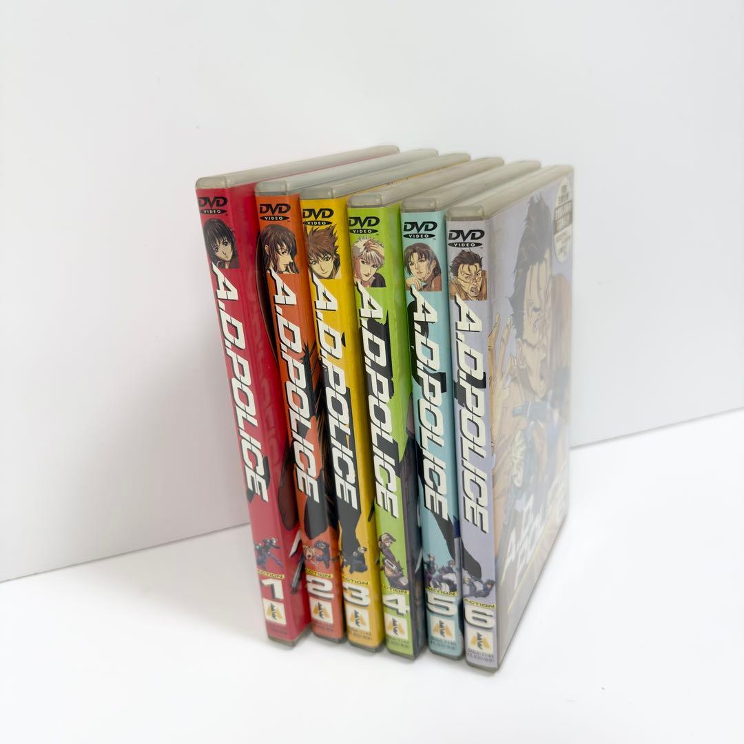 A.D.POLICE DVD全6巻セット アニメセル版