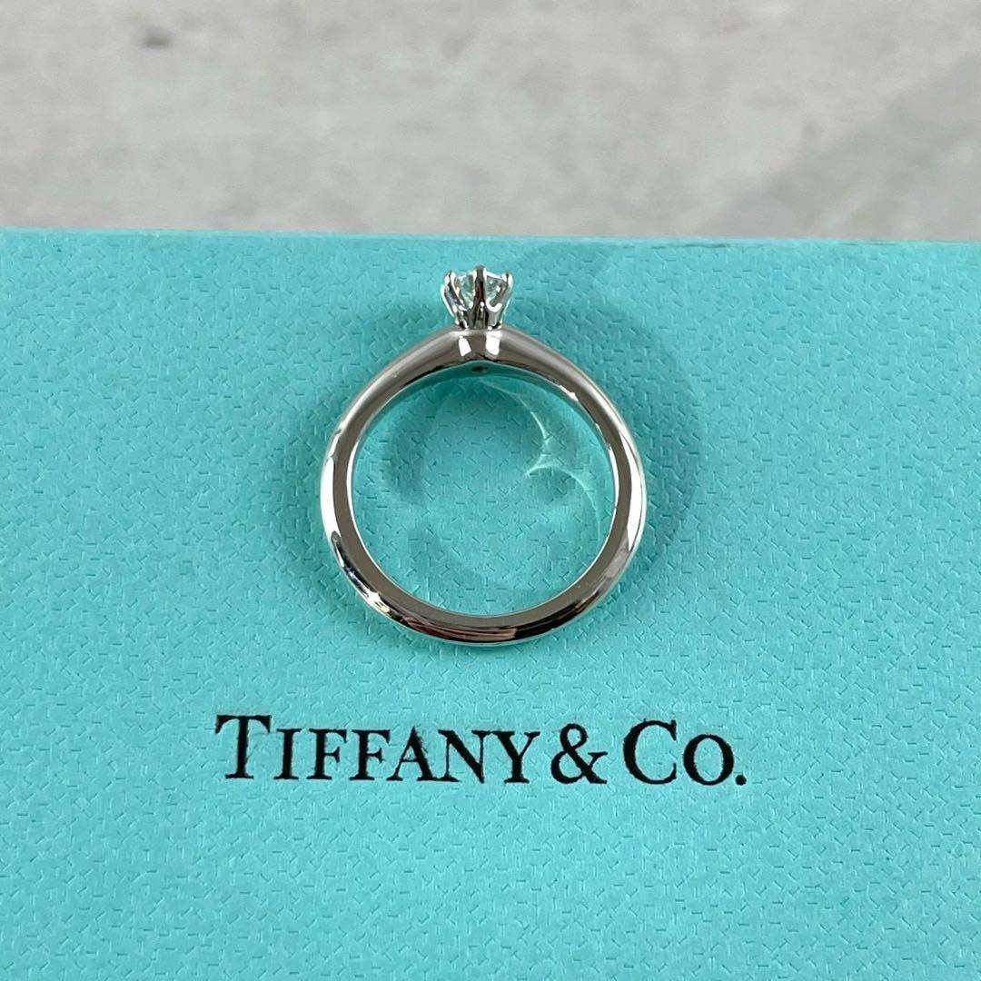 極美品✨Tiffany ソリティア セッティング リング Pt950 ダイヤ