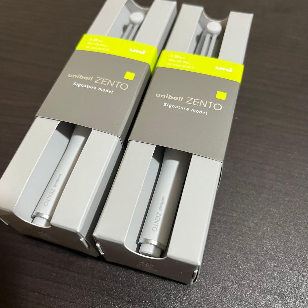uniball ZENTO シグニチャーモデル 0.38mmユニボールゼント２本