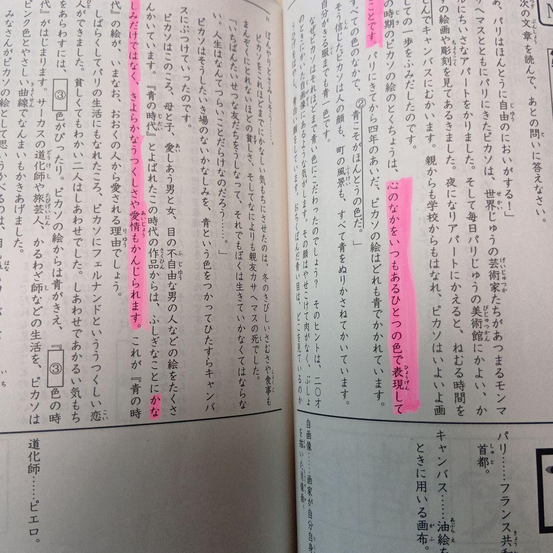 【☆全力消し跡少しあり☆】小3 国語 オリジナルテキスト セット