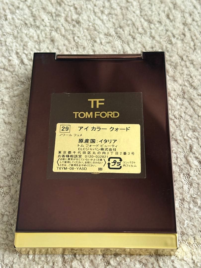 TOM FORD トムフォード　アイカラークォード　29ノワールフュメ
