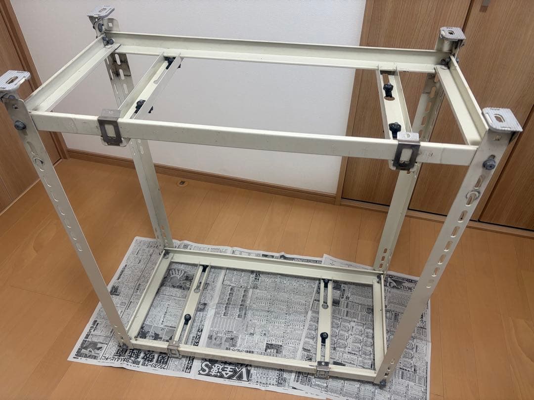 中古　エアコン室外機　二段置用架台　クーラーキャッチャー