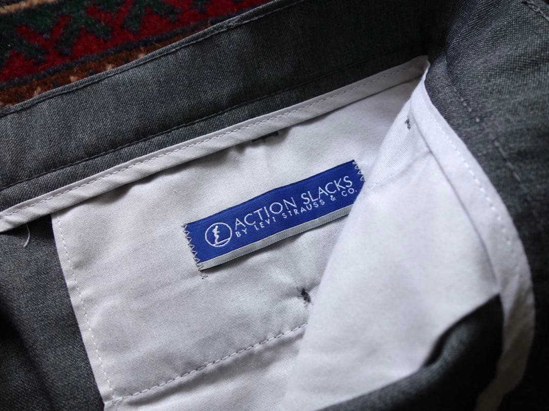 levi's action slacks アクションスラックス グレー　38相当
