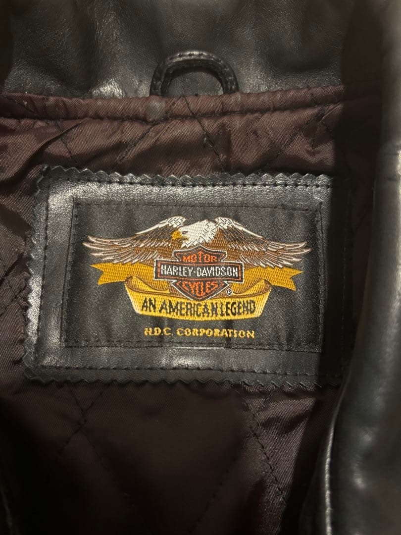 Harley-Davidson 黒 ライダースジャケット