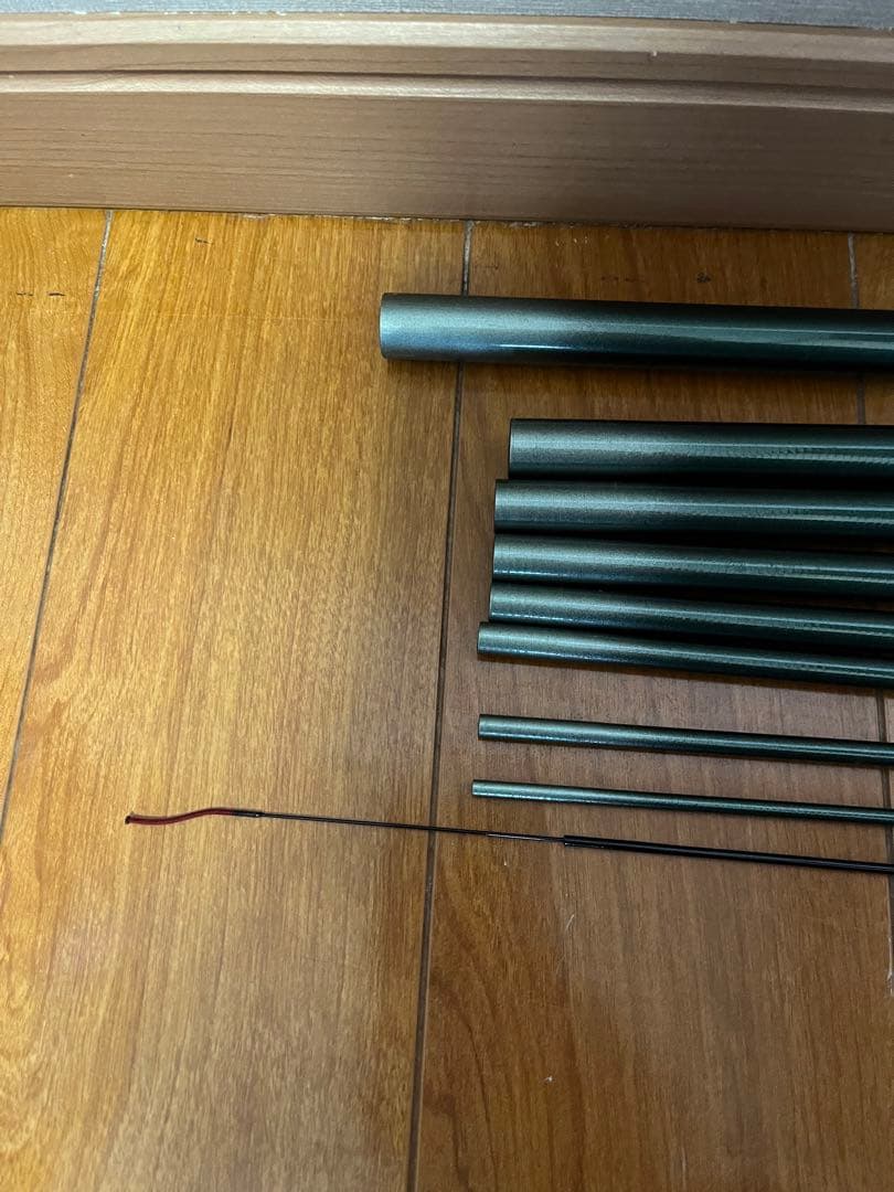 中古 nissin 渓流竿 枯山水 硬調 450 宇崎日新 10本継
