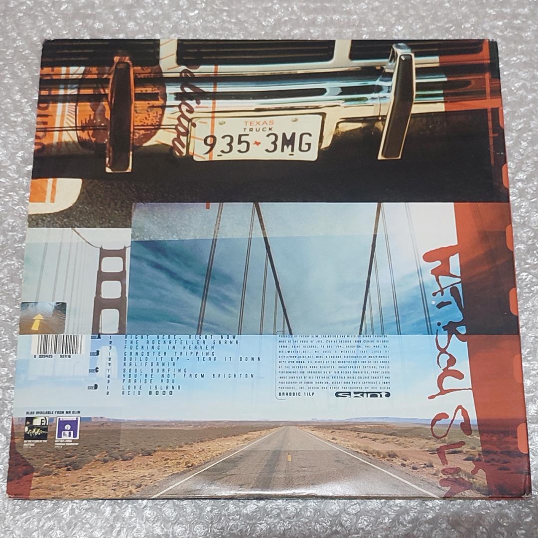 Fatboy Slim UK盤 2枚組 LP アナログレコード