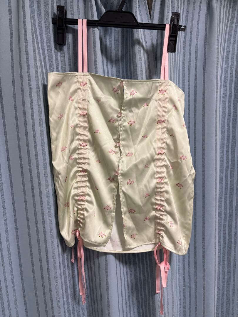 トップス monepine original print bustier