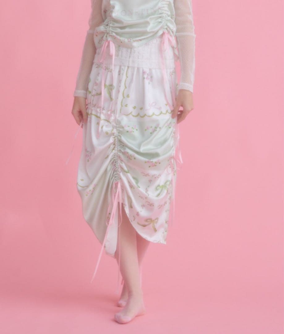 トップス monepine original print bustier