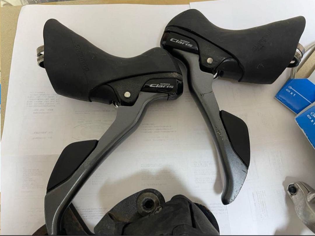 Shimano シフトレバー　ST-R2000 クラリス　ディレイラー セット