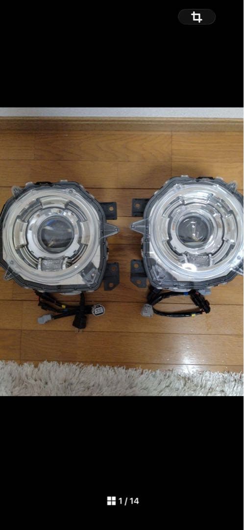 JB64ジムニー純正LEDヘッドライト右左セットプロジェクター式　ハーネス付き