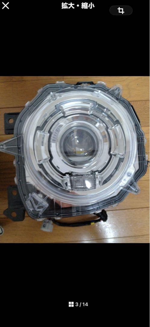 JB64ジムニー純正LEDヘッドライト右左セットプロジェクター式　ハーネス付き