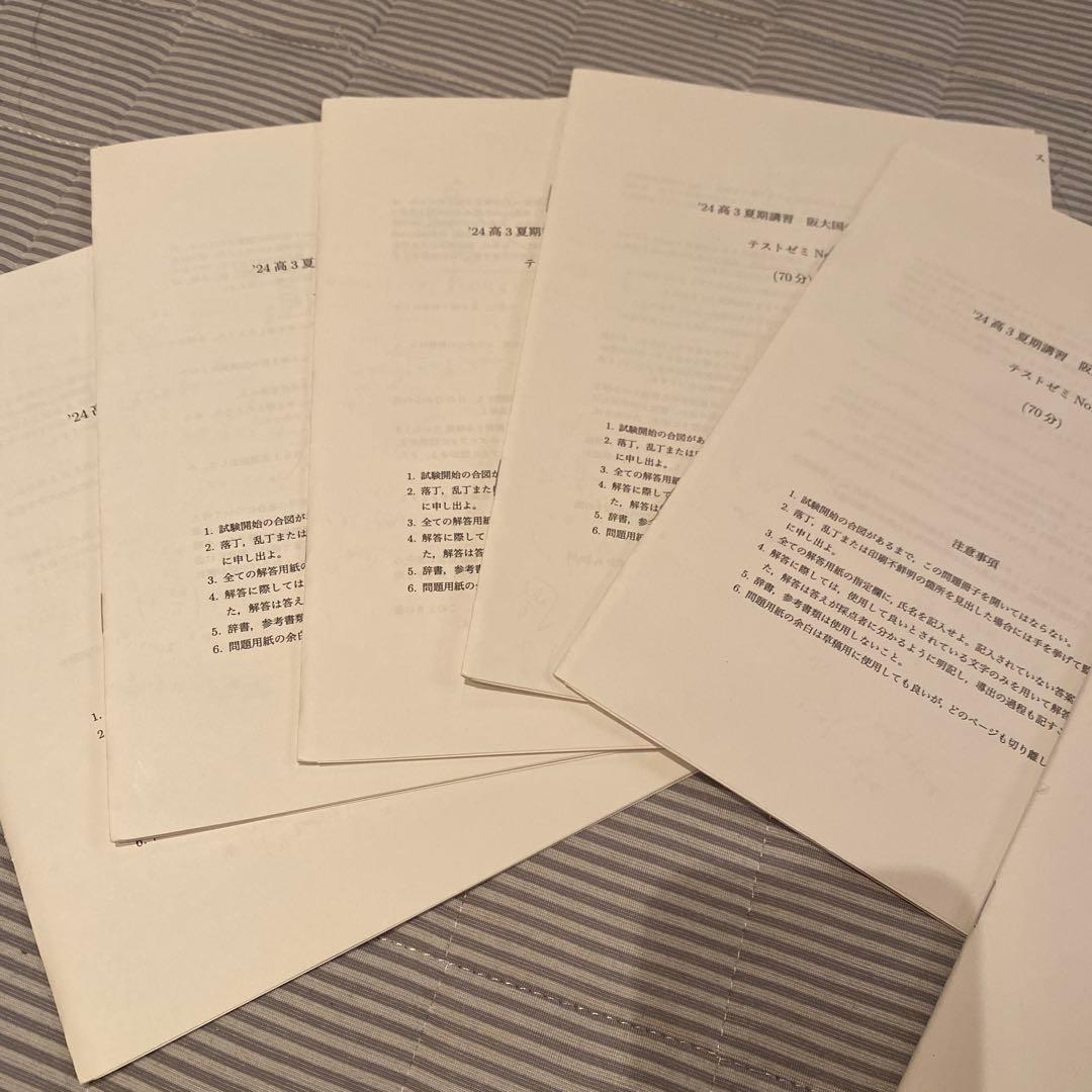 鉄緑会　高3 夏期講習　　阪大国公立物理