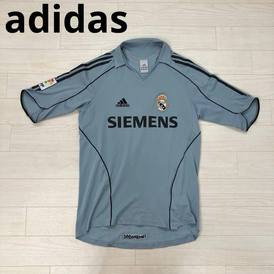 adidas レアルマドリード 2005-2006 ユニフォーム 水色 M