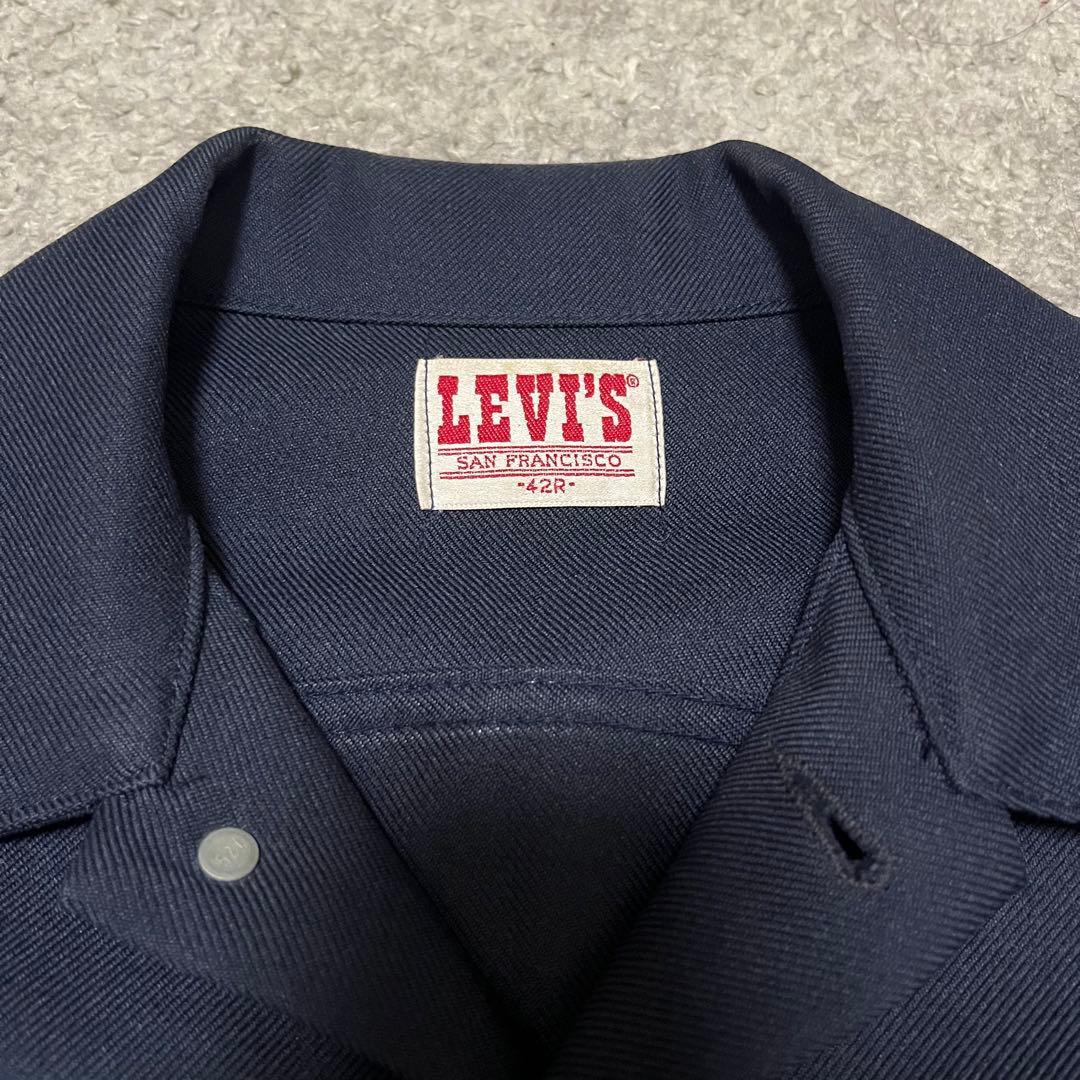 80s LEVI'S スタプレ トラッカージャケット USA製 ネイビー 希少
