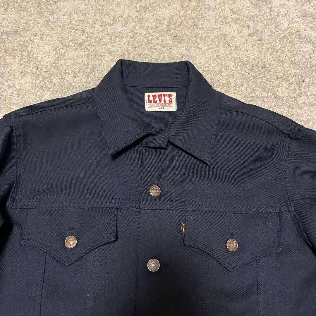 80s LEVI'S スタプレ トラッカージャケット USA製 ネイビー 希少