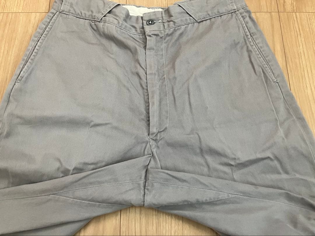 BIGYANK ビッグヤンク USA 60s コットンワークパンツ グレー