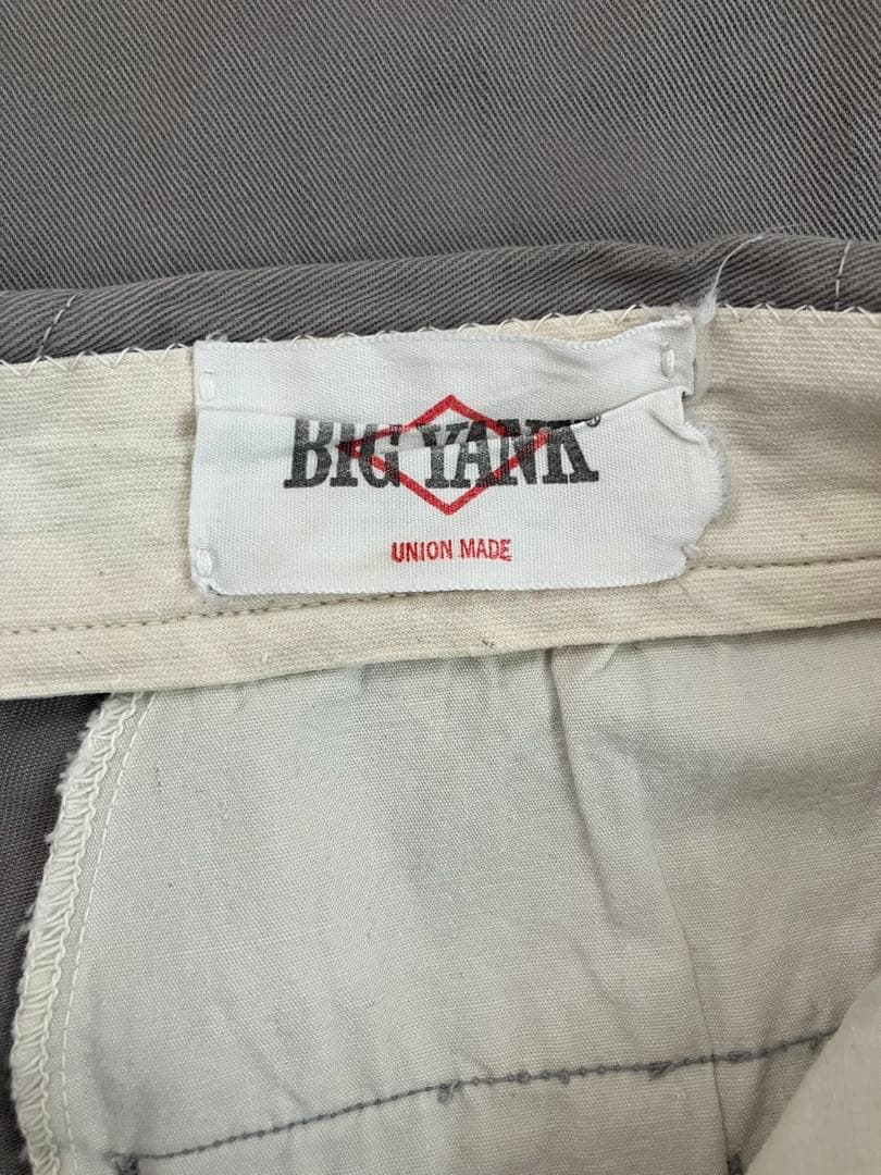 BIGYANK ビッグヤンク USA 60s コットンワークパンツ グレー