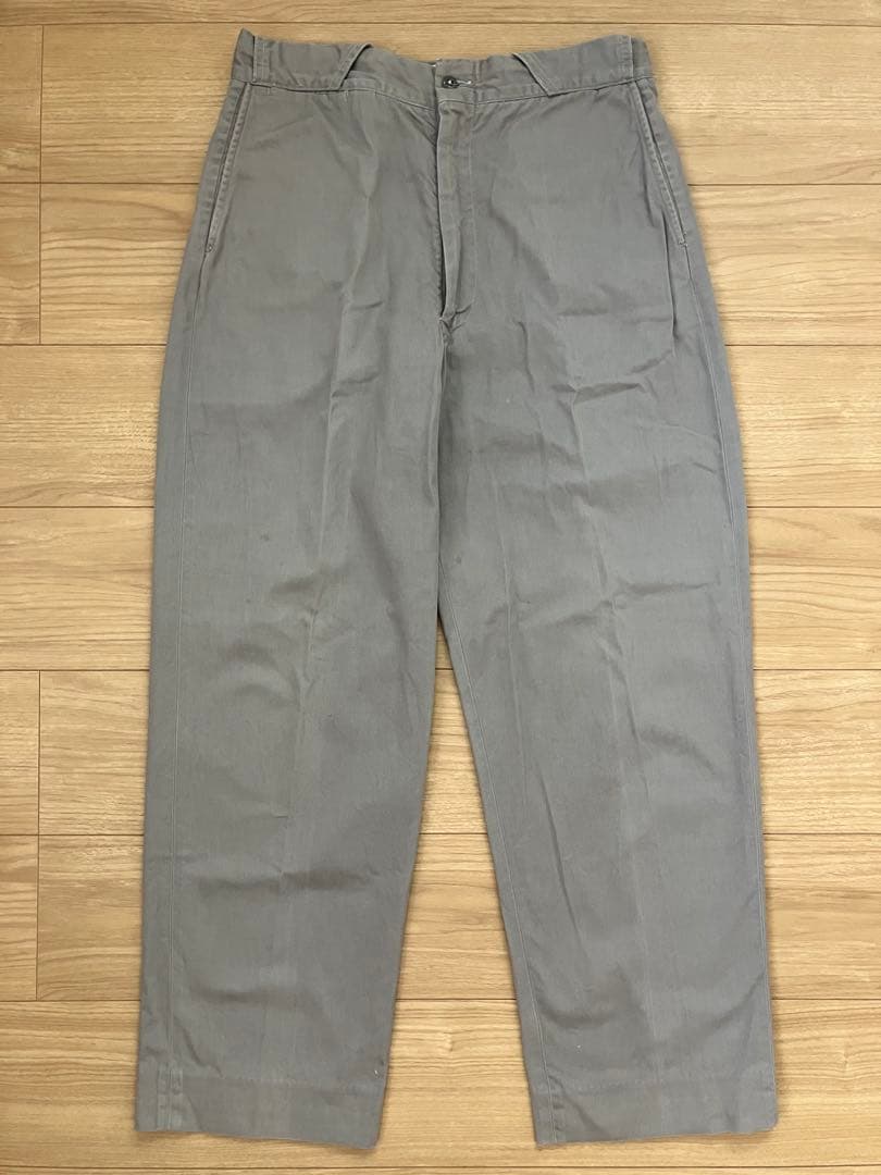 BIGYANK ビッグヤンク USA 60s コットンワークパンツ グレー