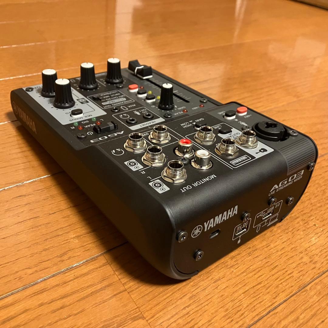 YAMAHA ( ヤマハ ) AG03MK2 B 3ch ミキサー ブラック
