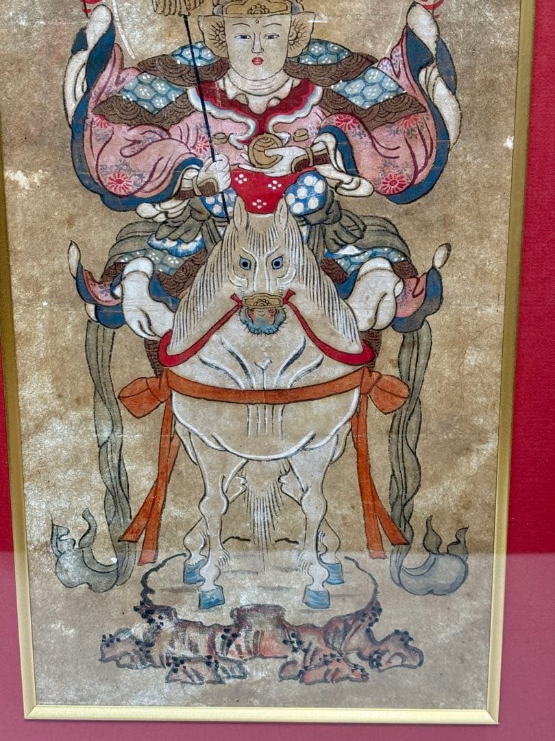 #勝軍地蔵 仏画 額装品
