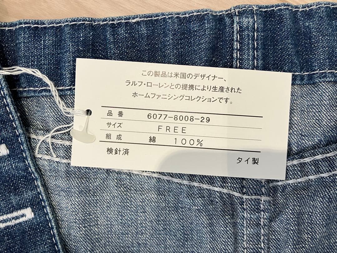 RALPH LAUREN ラルフローレン デニムエプロン 新品タグ付き綿100%