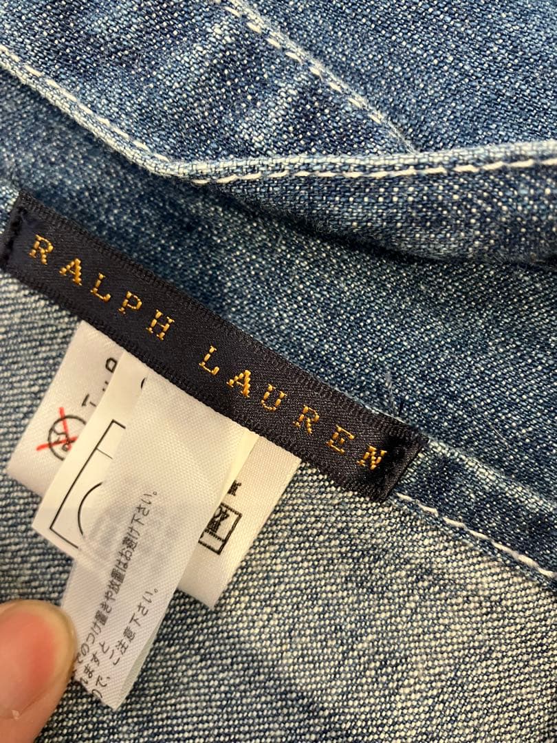 RALPH LAUREN ラルフローレン デニムエプロン 新品タグ付き綿100%