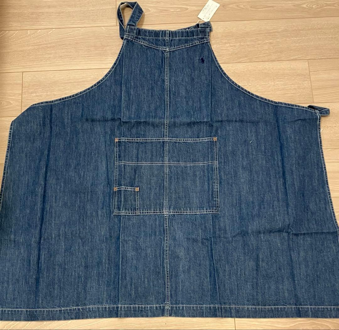 RALPH LAUREN ラルフローレン デニムエプロン 新品タグ付き綿100%