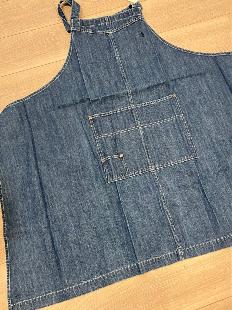 RALPH LAUREN ラルフローレン デニムエプロン 新品タグ付き綿100%