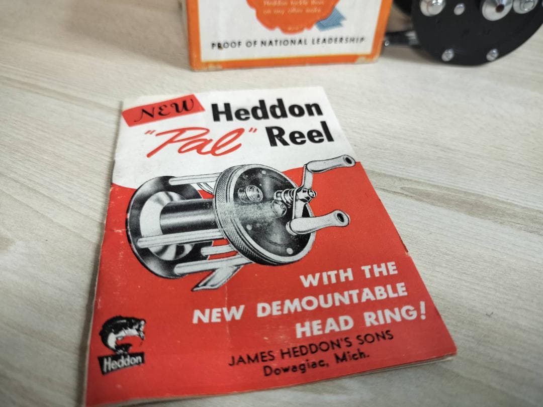 HEDDON PAL P-41 ダイレクトリール　美品　箱付　 当時物