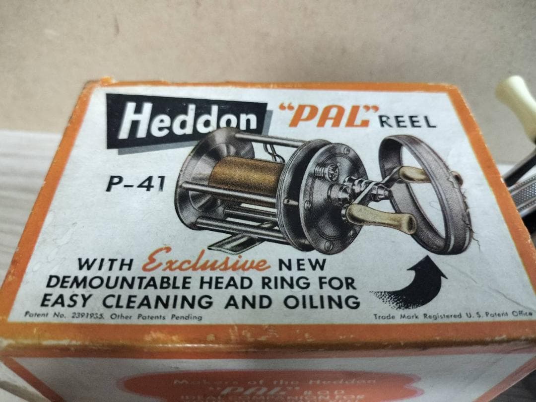 HEDDON PAL P-41 ダイレクトリール　美品　箱付　 当時物