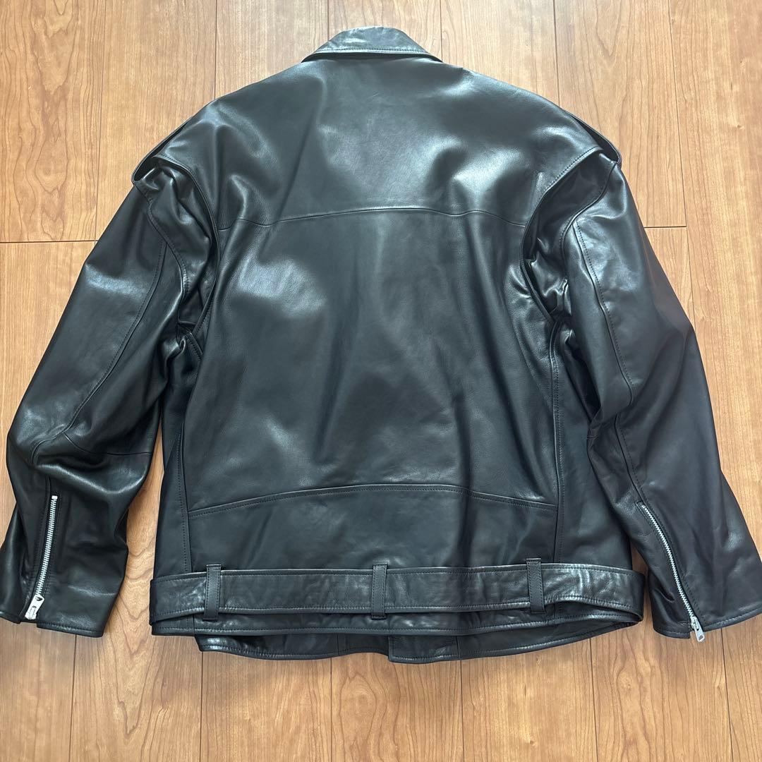 howl！WHITELAND 黒 レザー ライダースジャケット