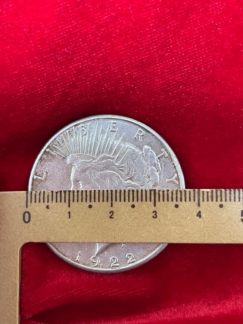 1922年 アメリカ ピースダラー銀貨 1枚 銀90%